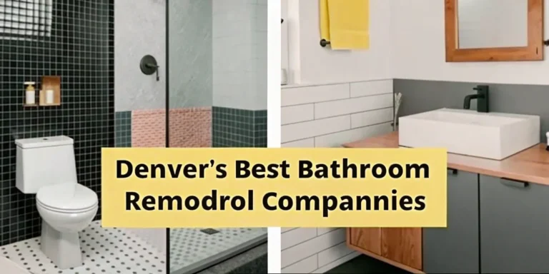 A side-by-side comparison of modern bathrooms from Denver's best remodel companies.