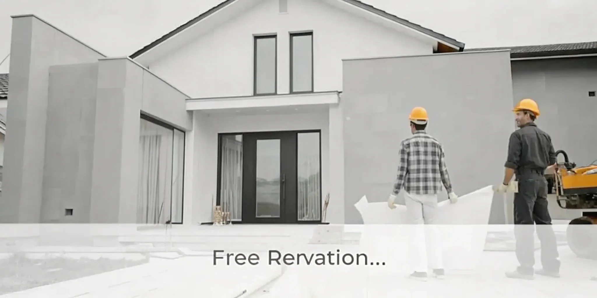 Contractors discussing the accurate cost for a whole house renovation.