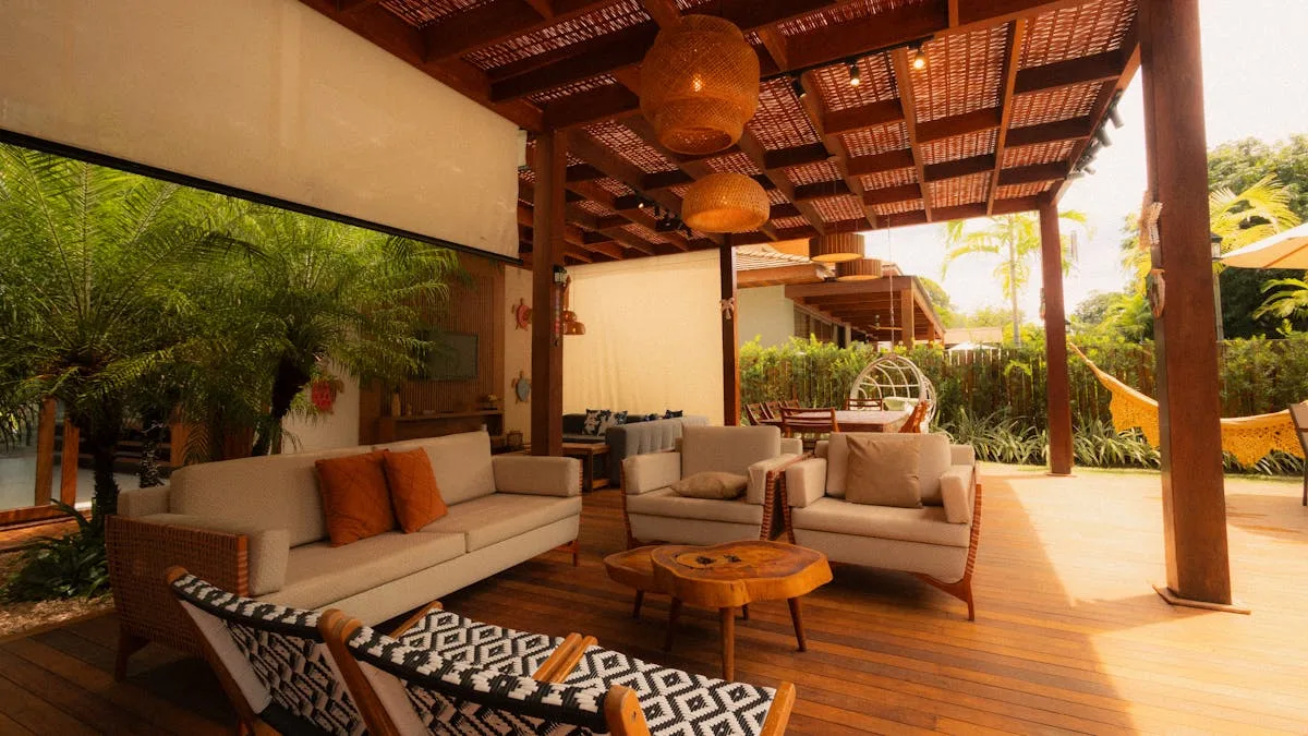 Outdoor living space construction in Arvada Colorado - deck and backyard design