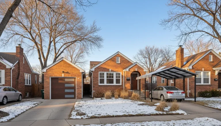 Carport vs garage addition Denver home exterior comparison