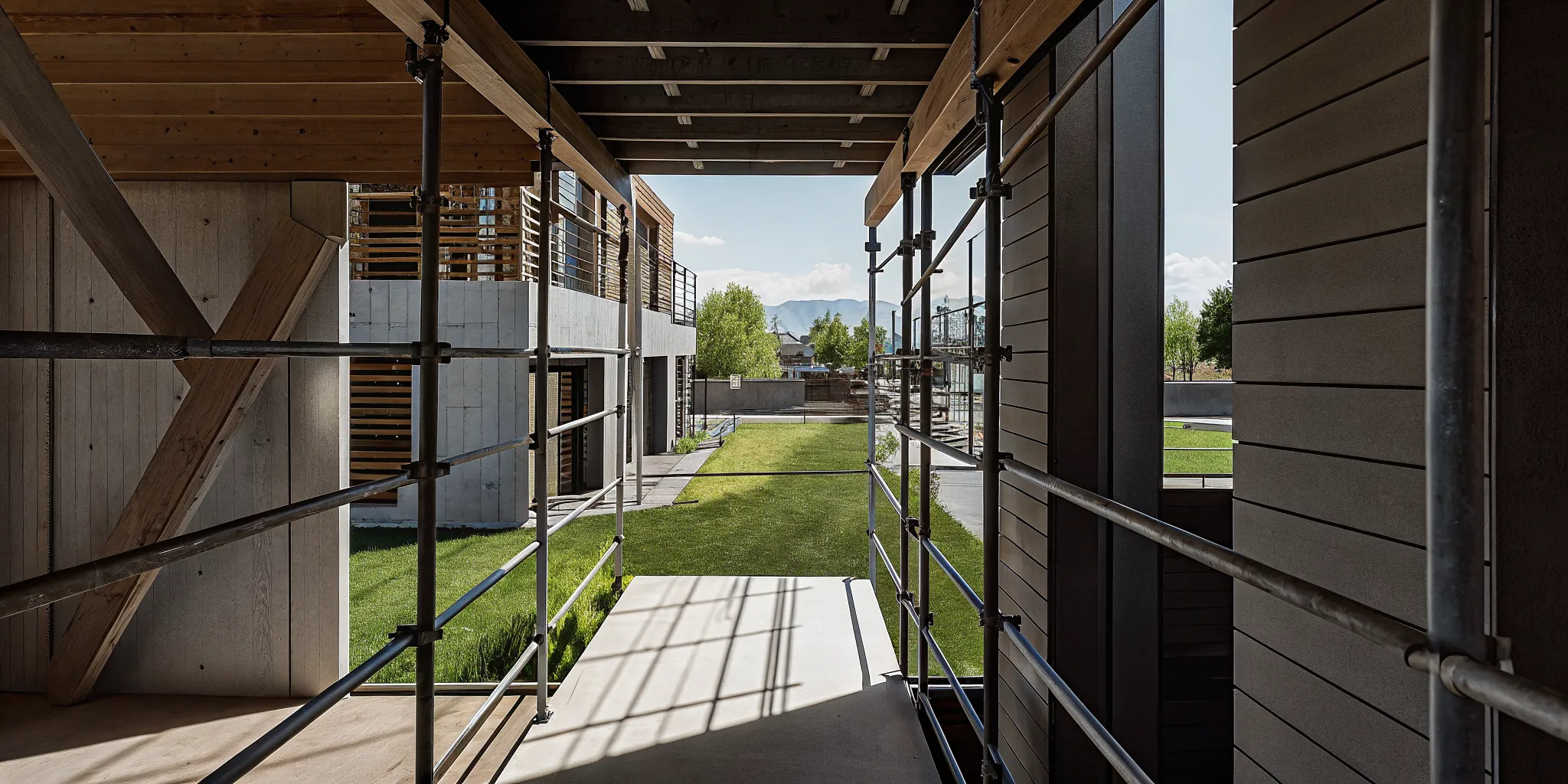 A new residential home being built by a top Denver builder, showcasing quality materials.