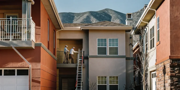 Professional exterior painting of a multi-building HOA community in Denver Colorado