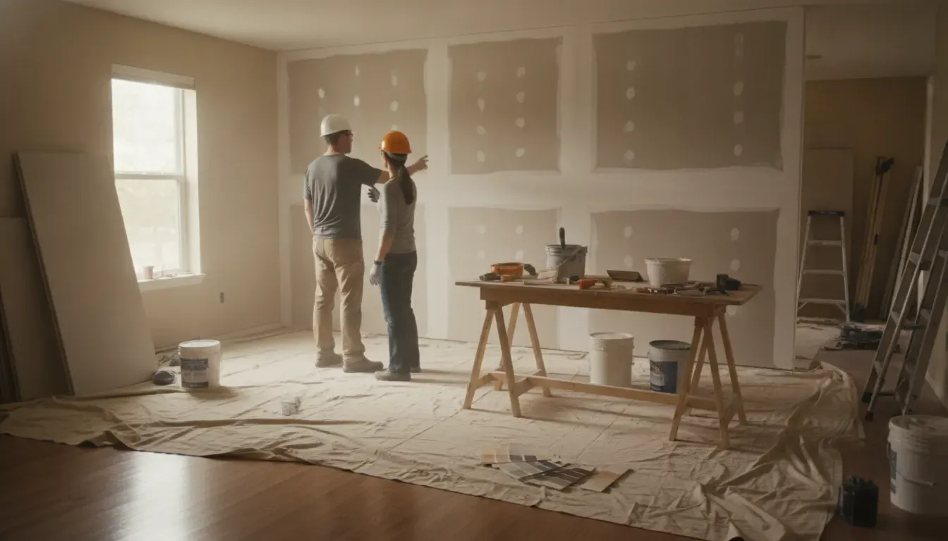 Drywall and painting project planning in a protected Denver Metro Area home interior
