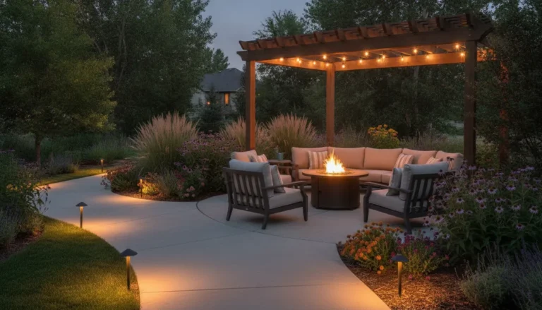 Landscape lighting for a Denver Metro Area patio