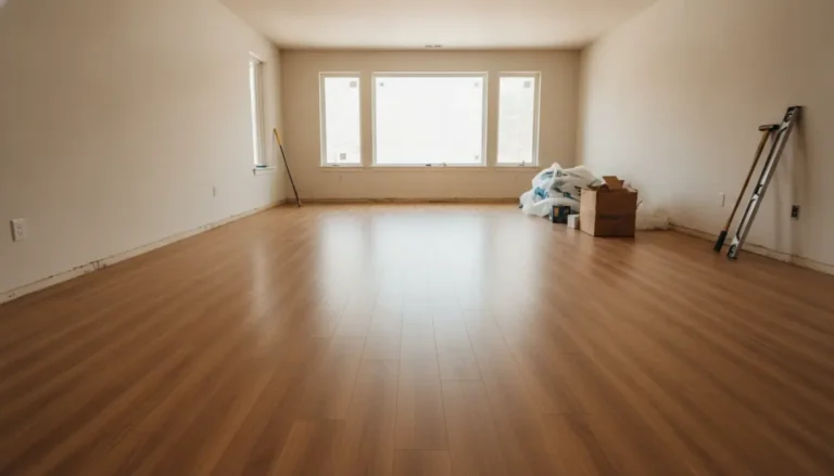 Luxury vinyl plank flooring installation planned for a Denver Metro Area home