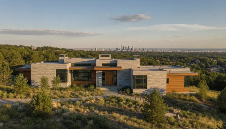 Modern custom home in the Denver Metro Area