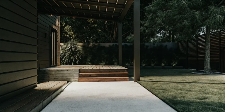 Denver outdoor living space prepared for winter