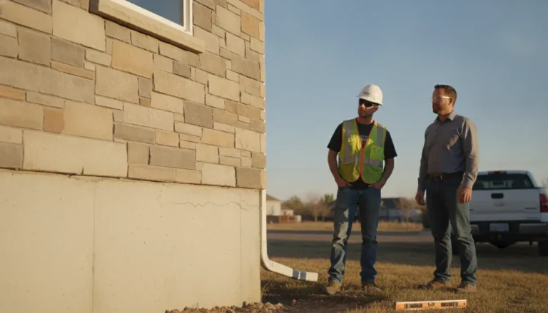 Structural Repairs evaluation at a Denver Metro Area home foundation